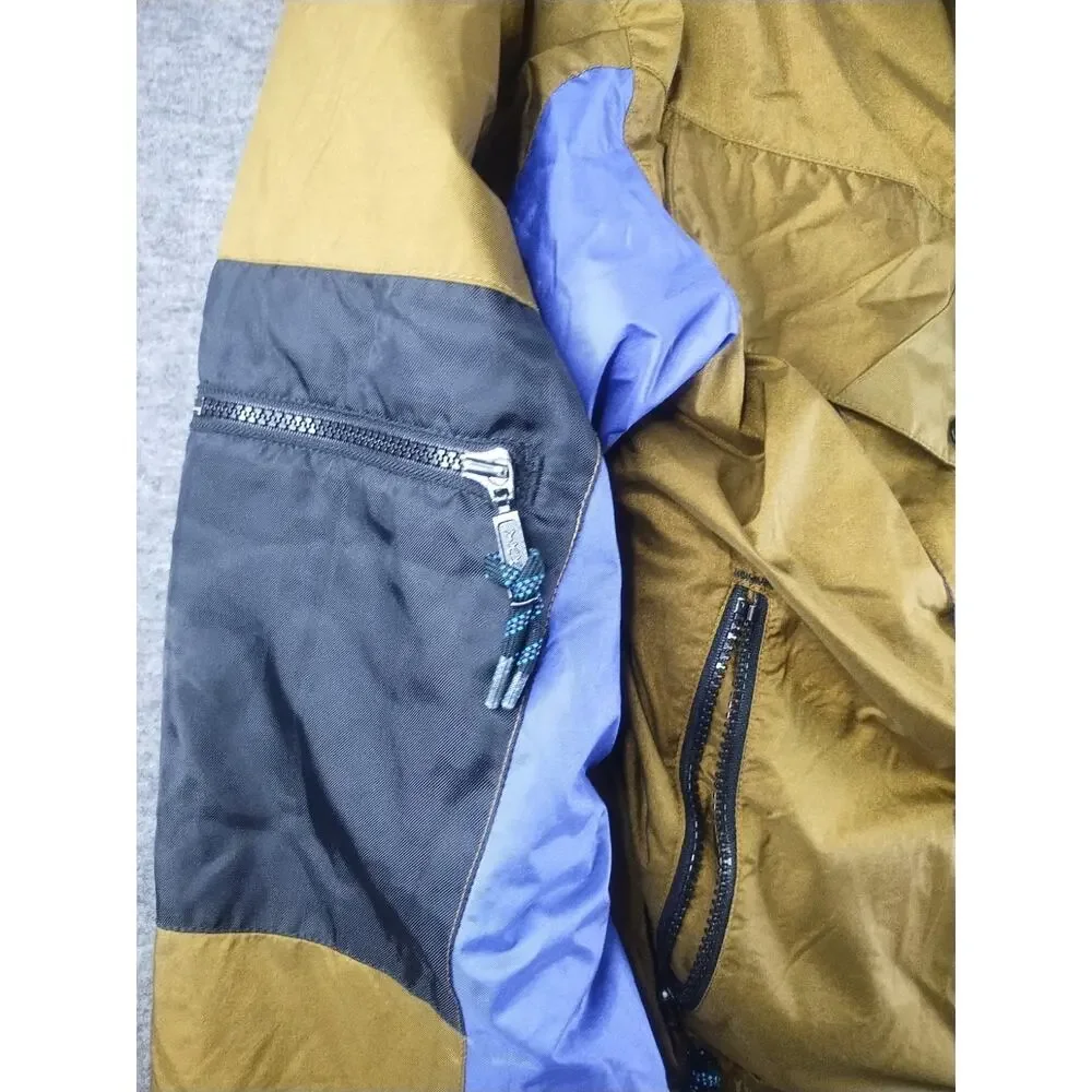 VTG 80s 90s Mountain Goat Ski Jacket Coat Pockets Men's Large Full Zip